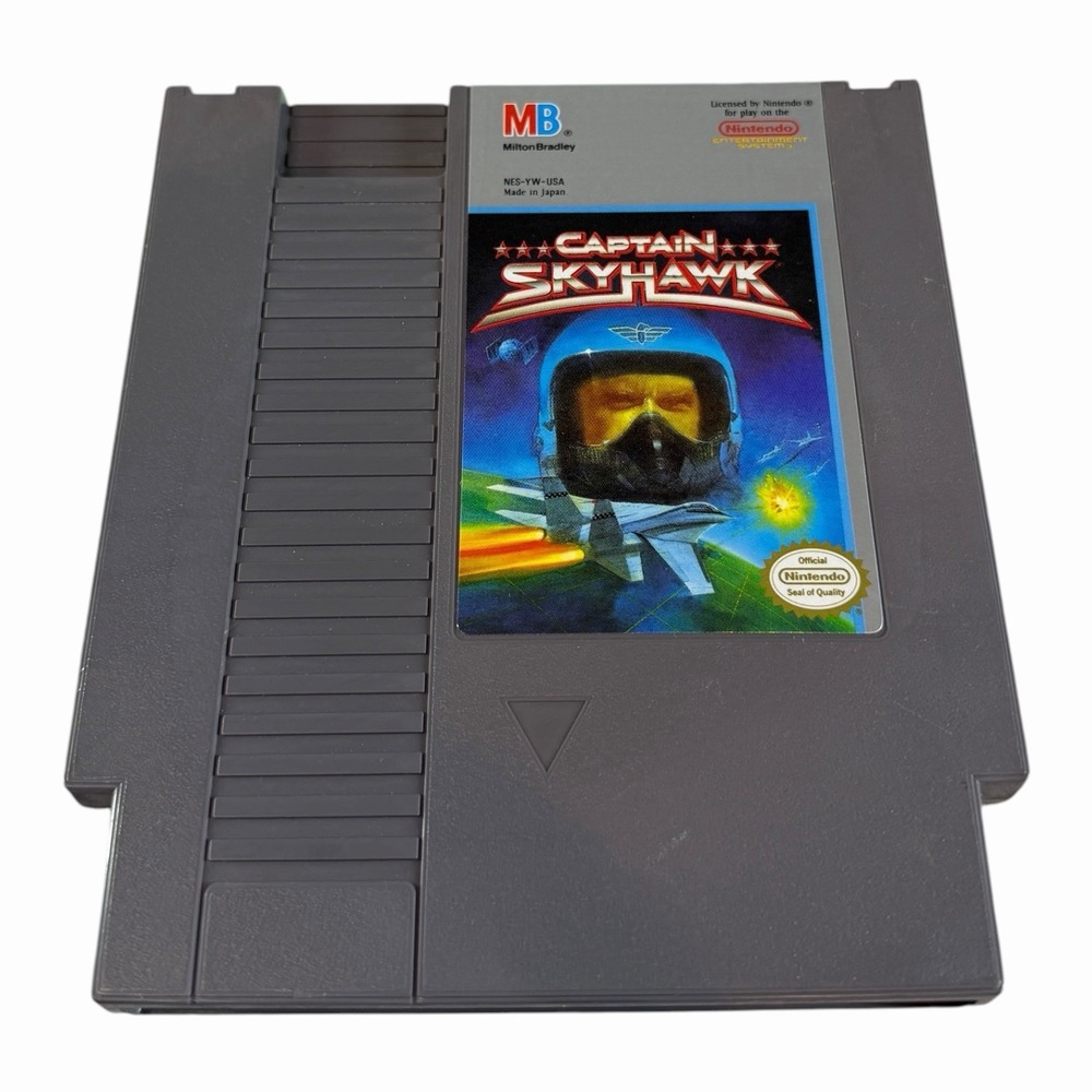 Captain Skyhawk (Nintendo NES, 1989) Cleaned Tested Working Great Condition